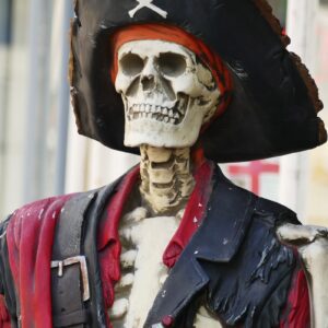 Photograph of a Skeleton Pirate